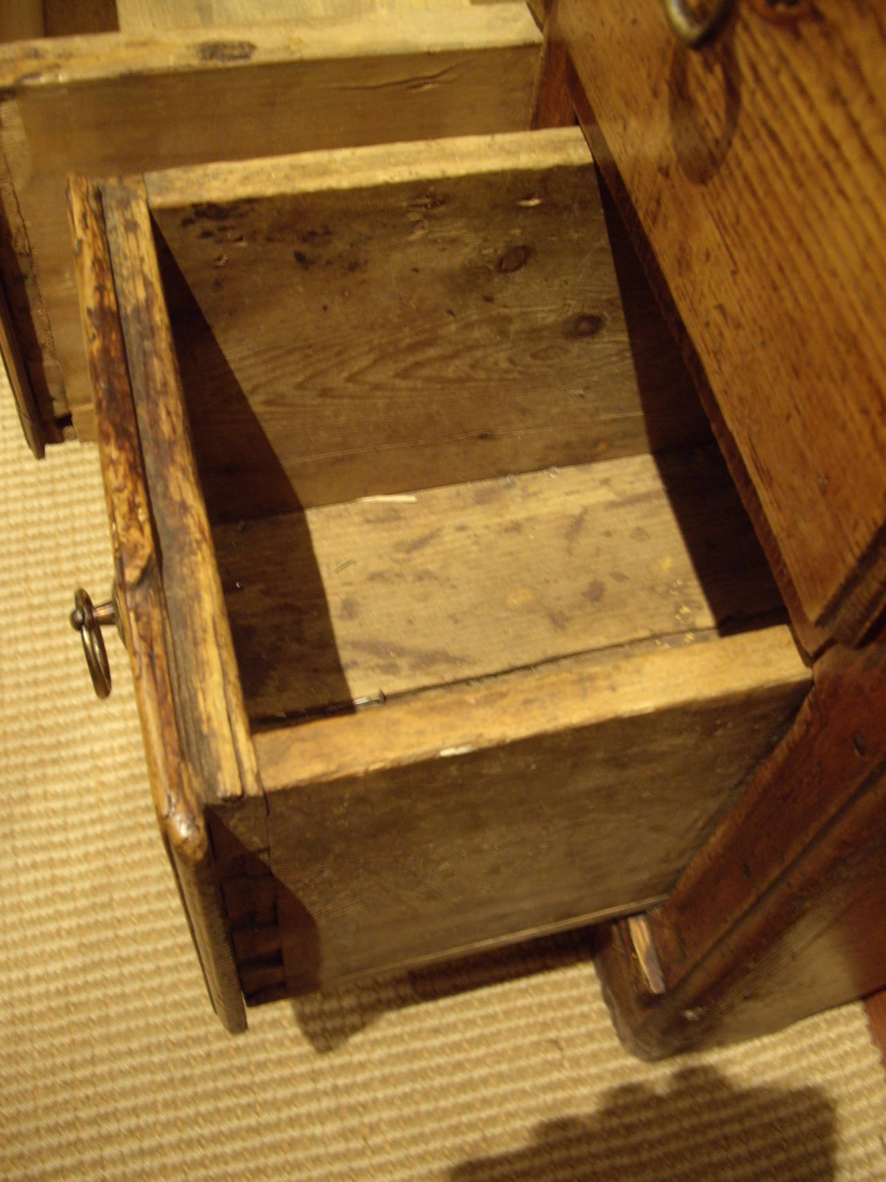 Early 19th Swiss Rustic Kitchen Commode For Sale 5