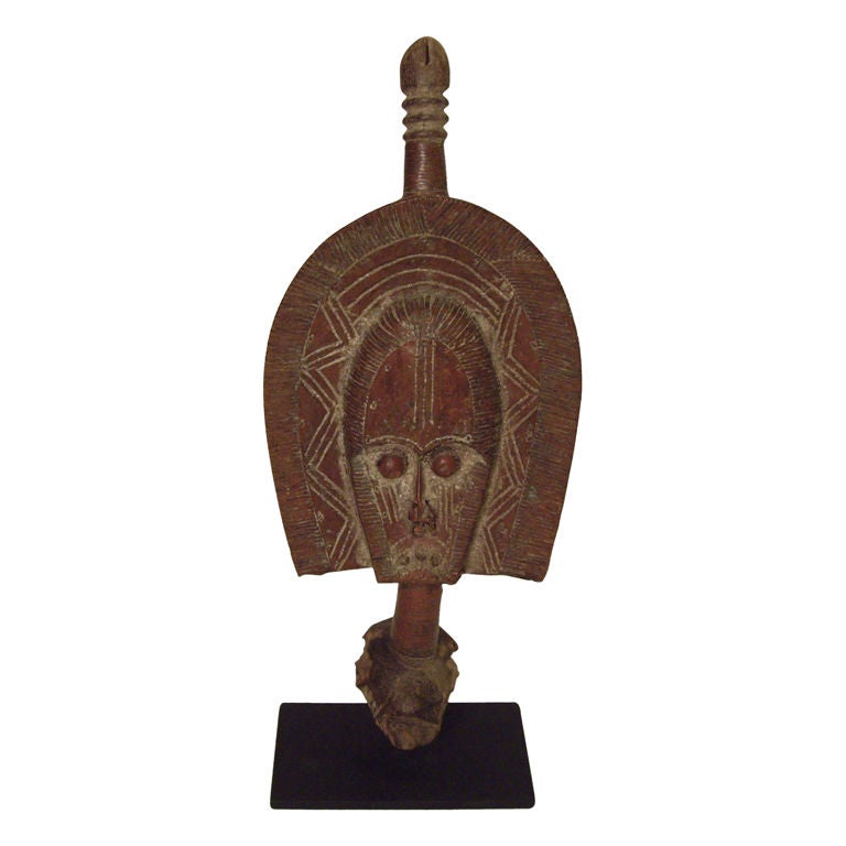 African copper and wood head