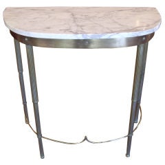 Vintage brass/marble console Vintage brass/marble console