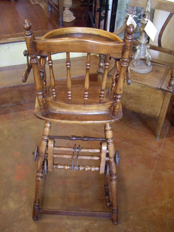 19th Century Victorian child's high chair