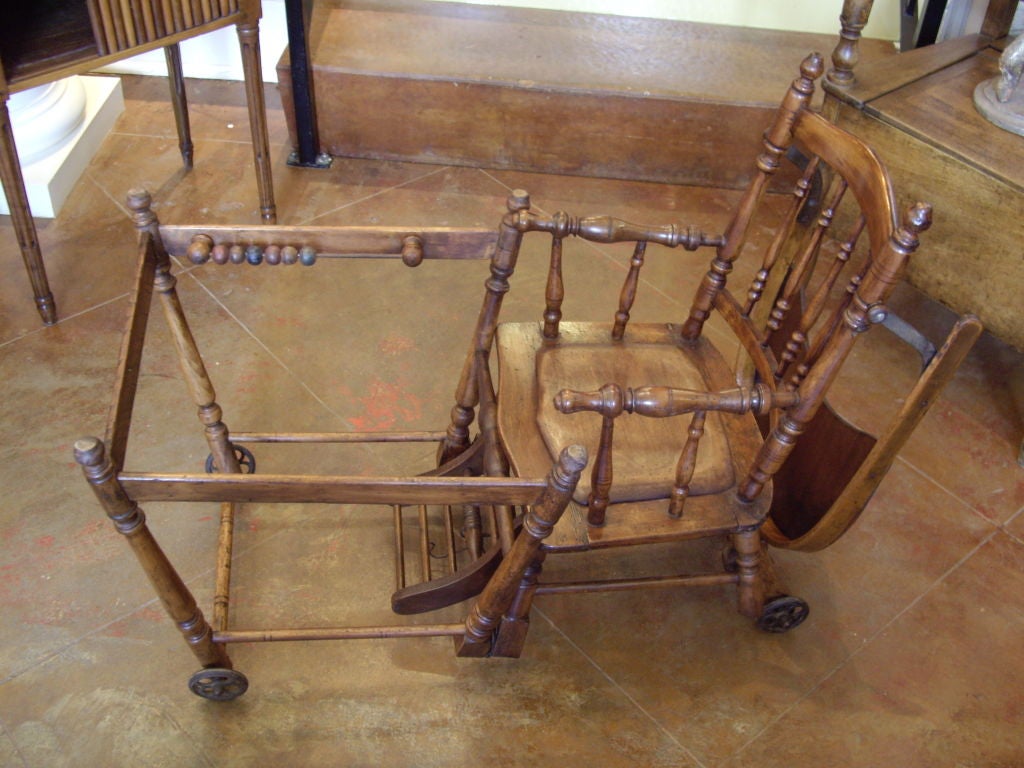 Victorian child's high chair 3