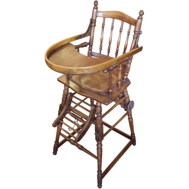 Victorian child's high chair