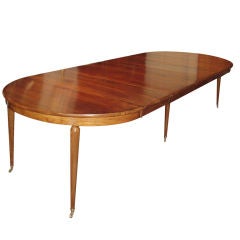 19th century Directoire' style French extension dining table