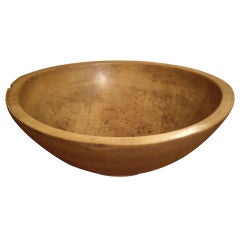 Antique English sycamore bowl