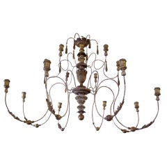 18th/19th c. Italian 14-lite chandelier