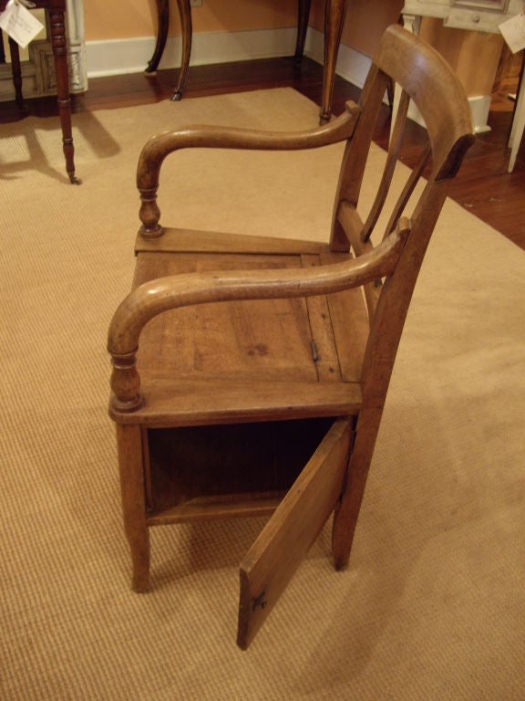 French 19th c. potty chair For Sale 1