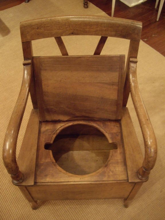 French 19th c. potty chair For Sale 3