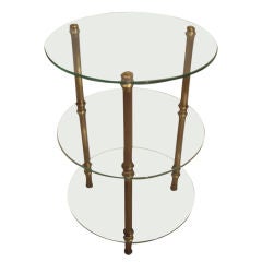 French three tier 1950
s table