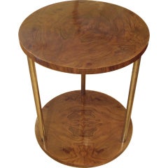 Round Art Deco side table