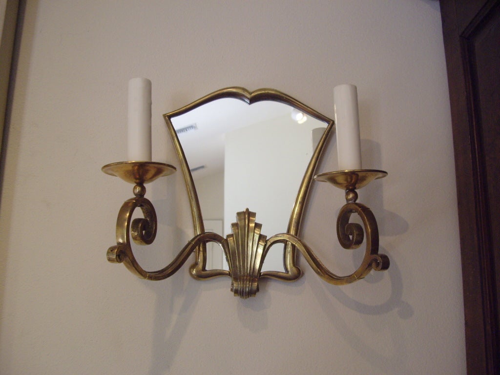 Pair of 1940's Sconces