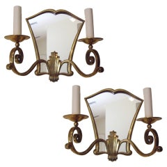 Pair of 1940's Sconces