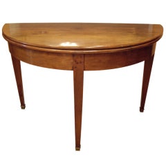 19th c. French walnut game table