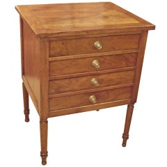 19th c walnut commode