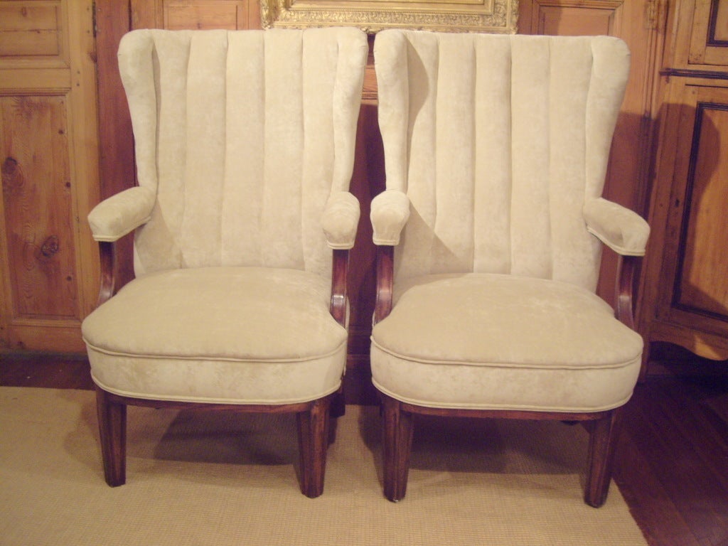 Pr. Orient Express dining car armchairs