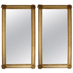 Antique Pair Napoleon III Mirrors