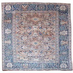 Persian Sultanabad Rug Size Adjusted