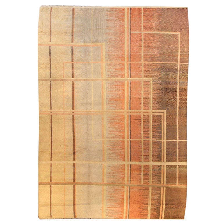 Art Deco Area Rug at 1stdibs