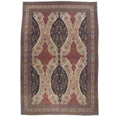 Antique Persian Kirman Carpet
