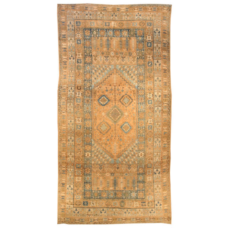Vintage moroccan Area Rug Size 19'5" x 10' at 1stDibs