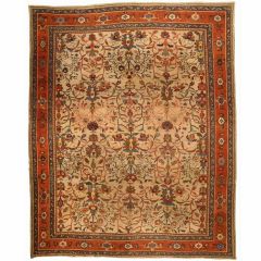 Late 19th Century Antique Persian Sultanabad Rug