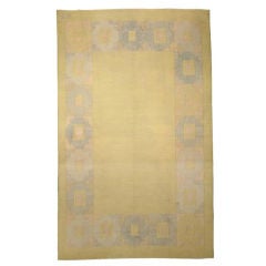 Vintage Swedish Flat Weave Area Rug