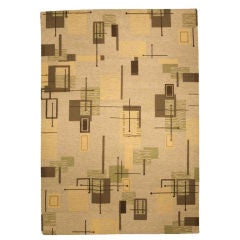 Mid 20th Century Vintage Swedish Area Rug