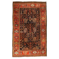 Antique Persian Bakhtiari Area Rug
