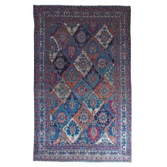Late 19th Century Antique Persian Kirman Rug