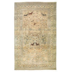 Antique Persian Meshad Rug