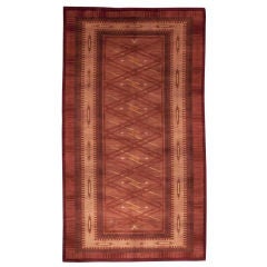 Vintage Swedish Pile Rug 4