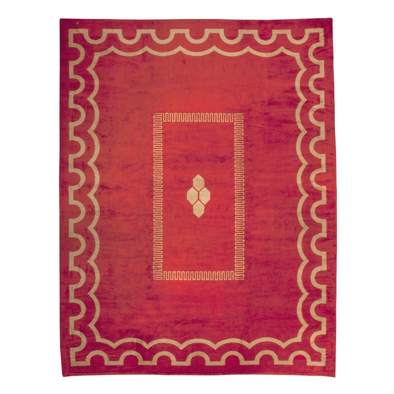 A French Art Deco Rug Designed By Jacques at 1stdibs