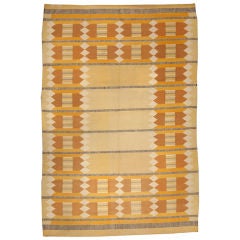 A Swedish Double Sided Rug