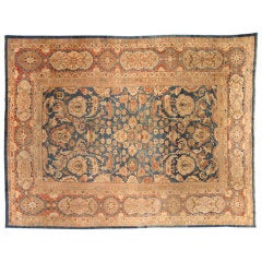 Antique Persian Tabriz Rug Late 19th Century