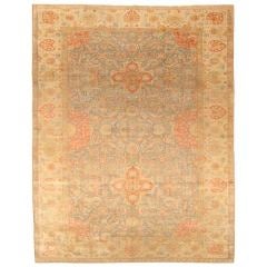 Antique Persian Tabriz  Silk Rug