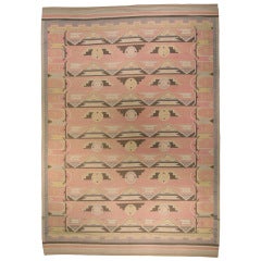 Vintage Modern Swedish Flat Weave Rug Vintage Modern Swedish Flat Weave Rug