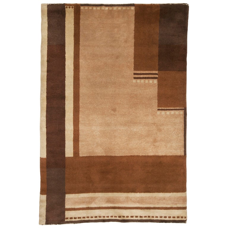 Vintage European Art Deco Rug at 1stdibs