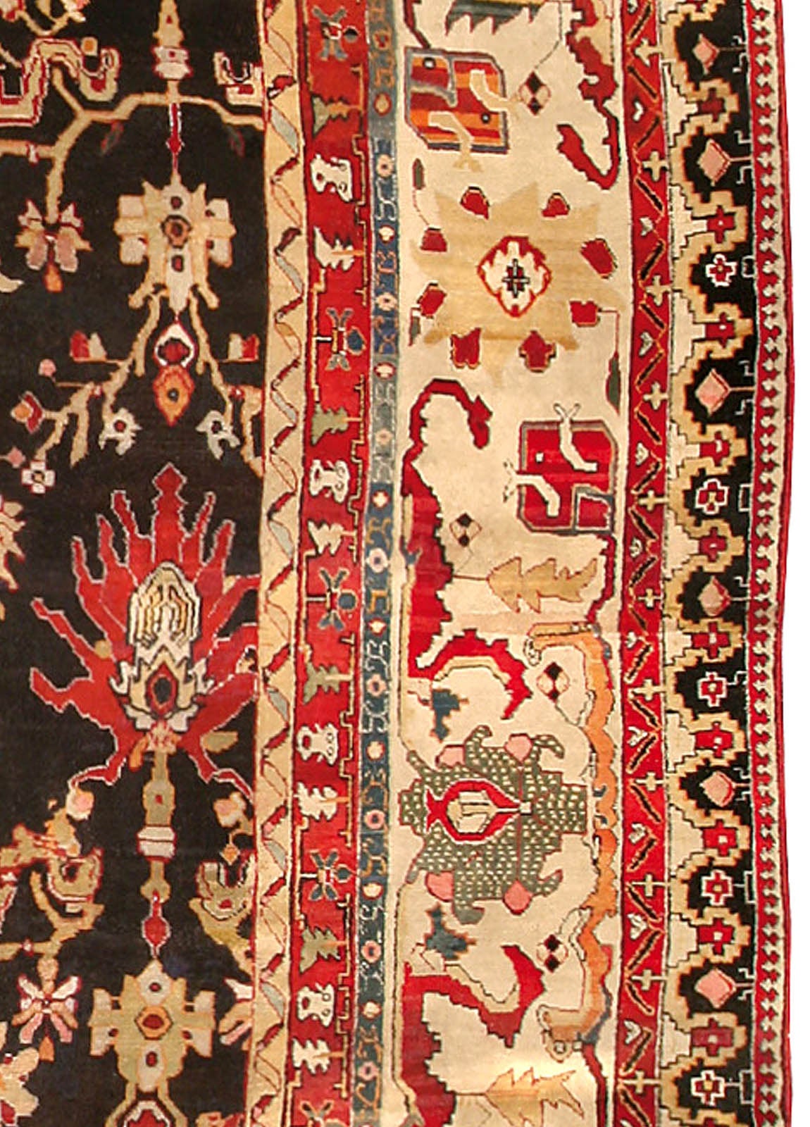 Antique Indian Agra Rug For Sale at 1stdibs