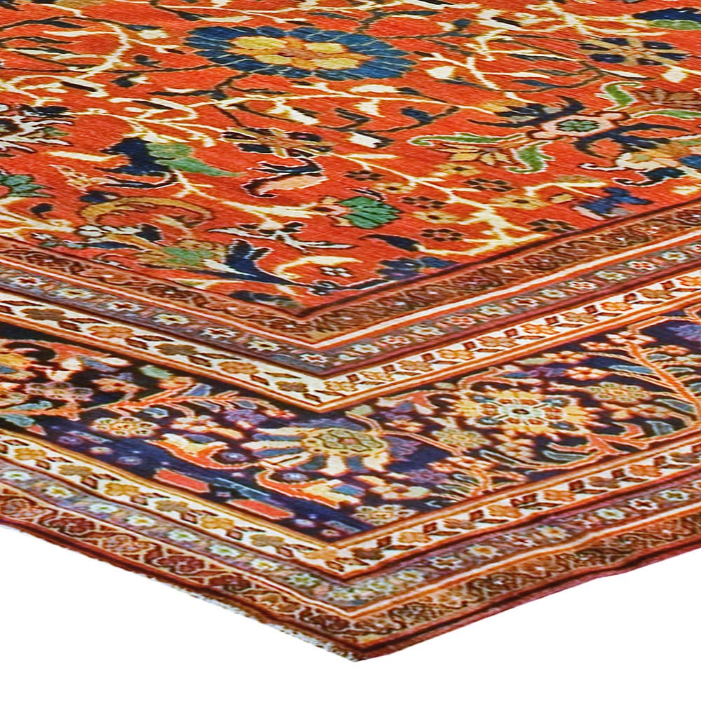 Antique Persian Sultanabad Rug In Excellent Condition In New York, NY