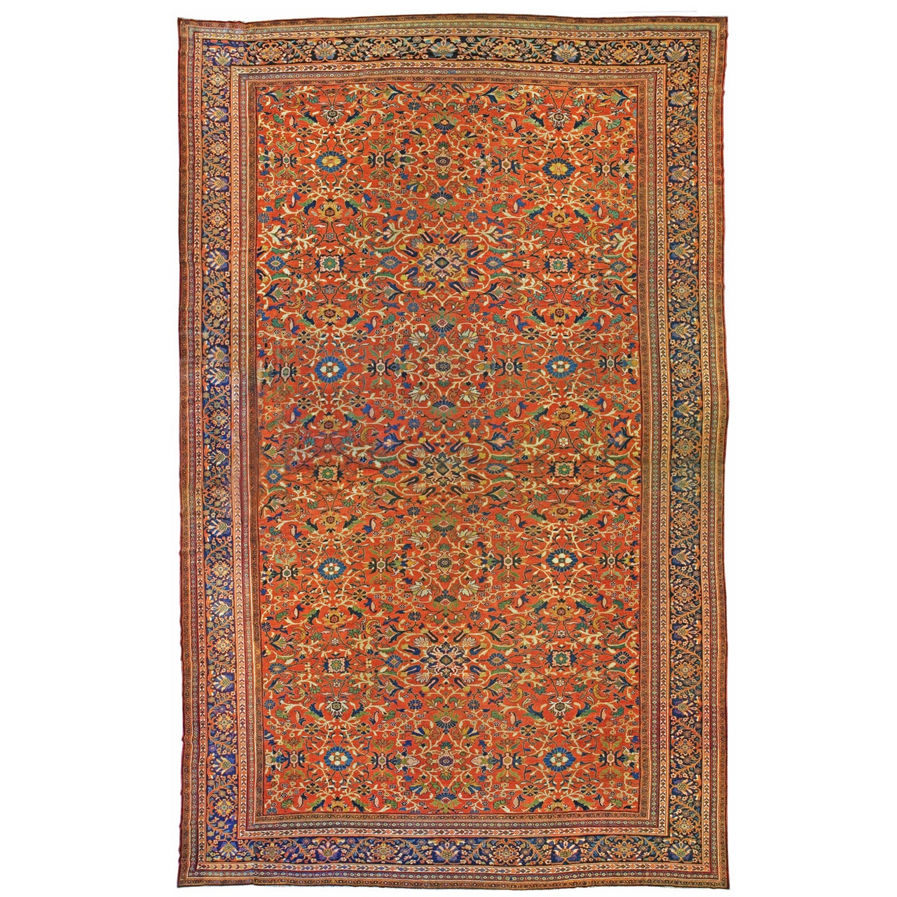 Antique Persian Sultanabad Rug