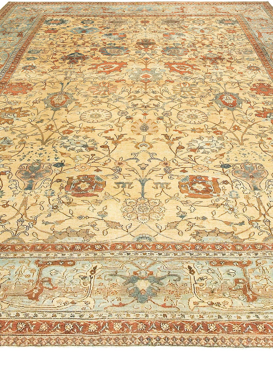 Antique Persian Tabriz Rug For Sale at 1stdibs