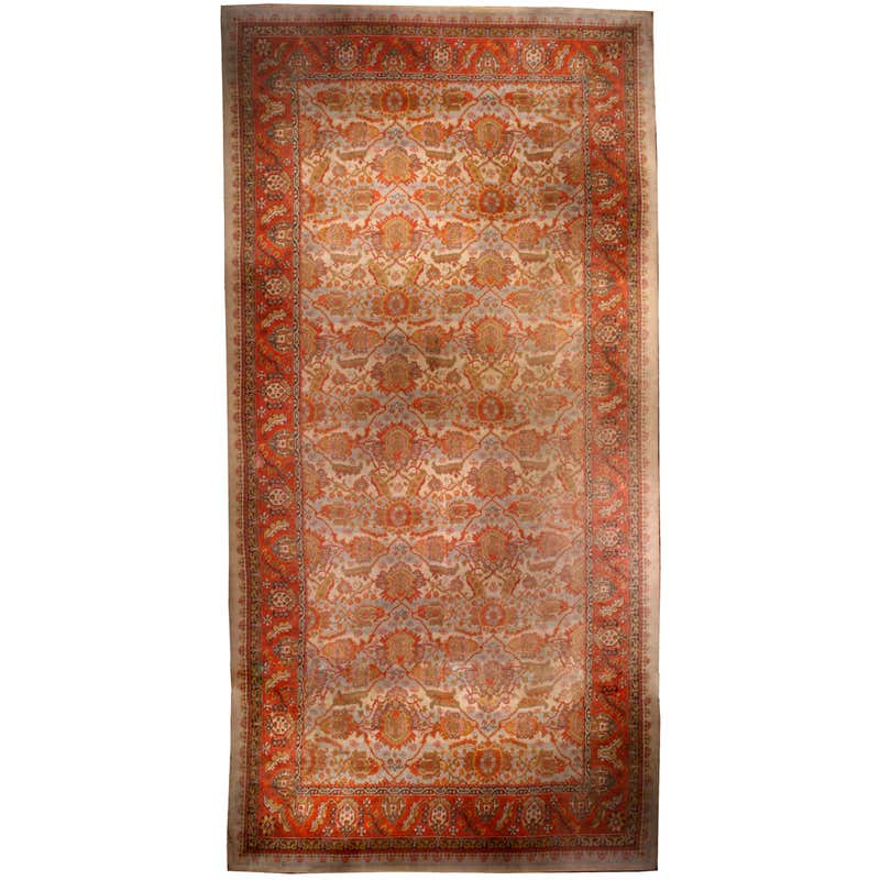 Antique Oversize Late 18th Century English Axminster Carpet For Sale at ...