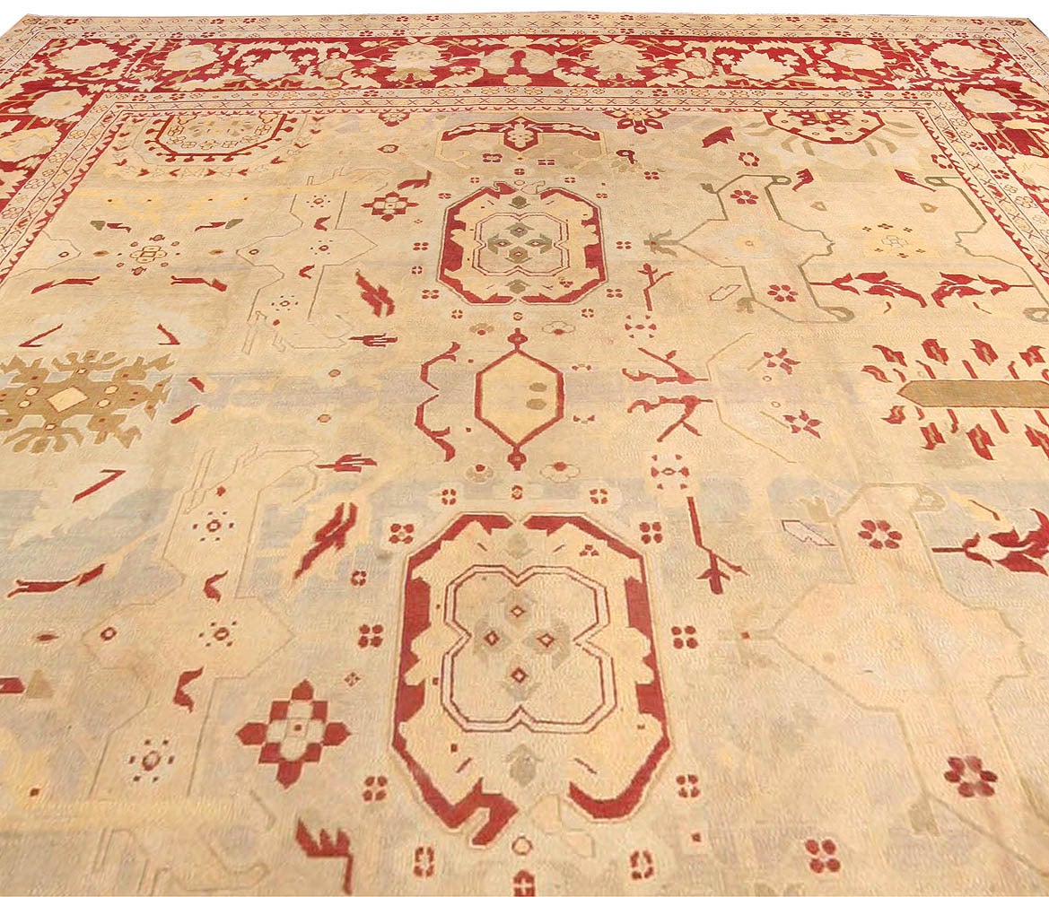 Antique Indian Agra Rug For Sale at 1stdibs