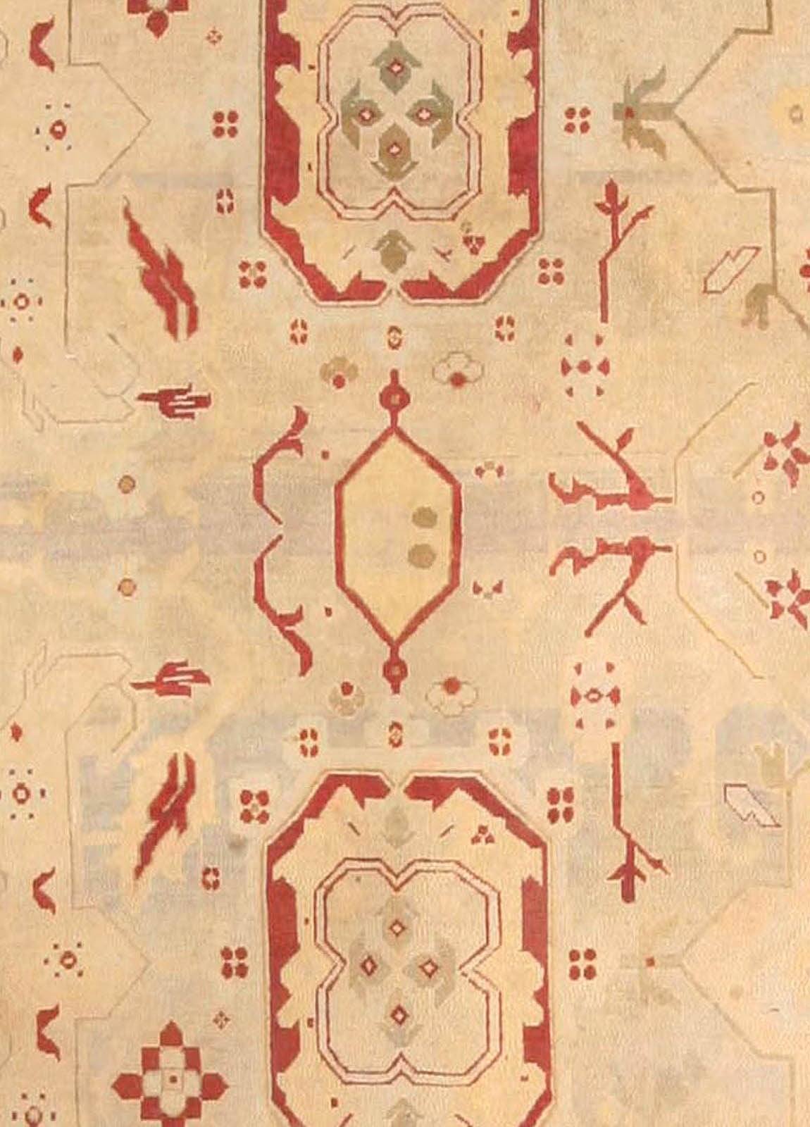 Antique Indian Agra Rug For Sale at 1stdibs