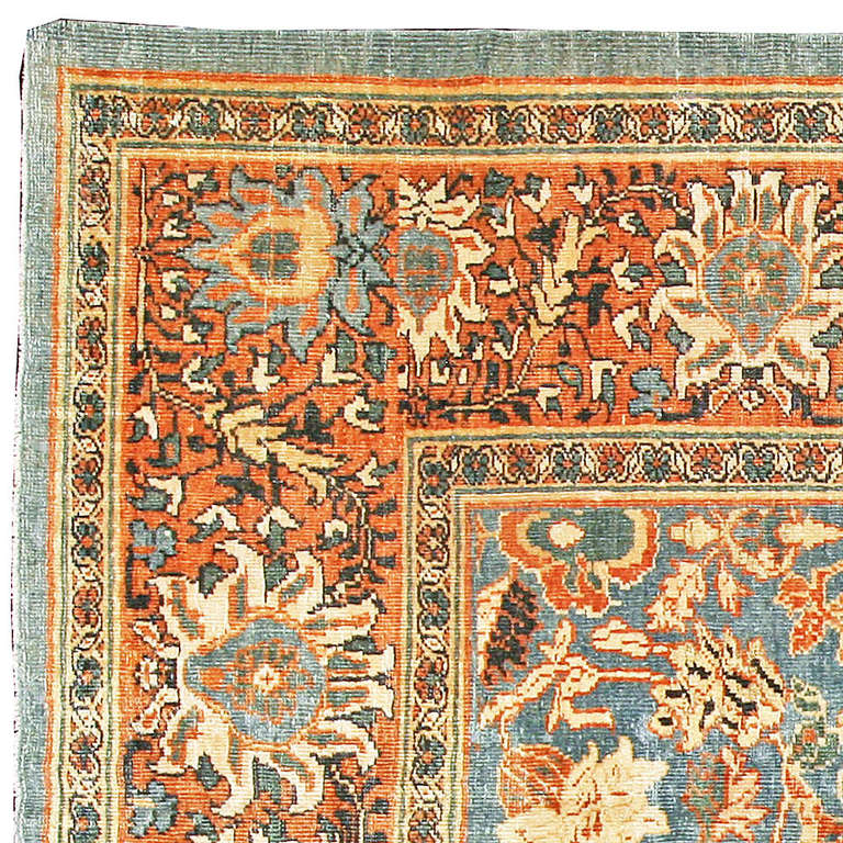 Wool Antique Persian Sultanabad