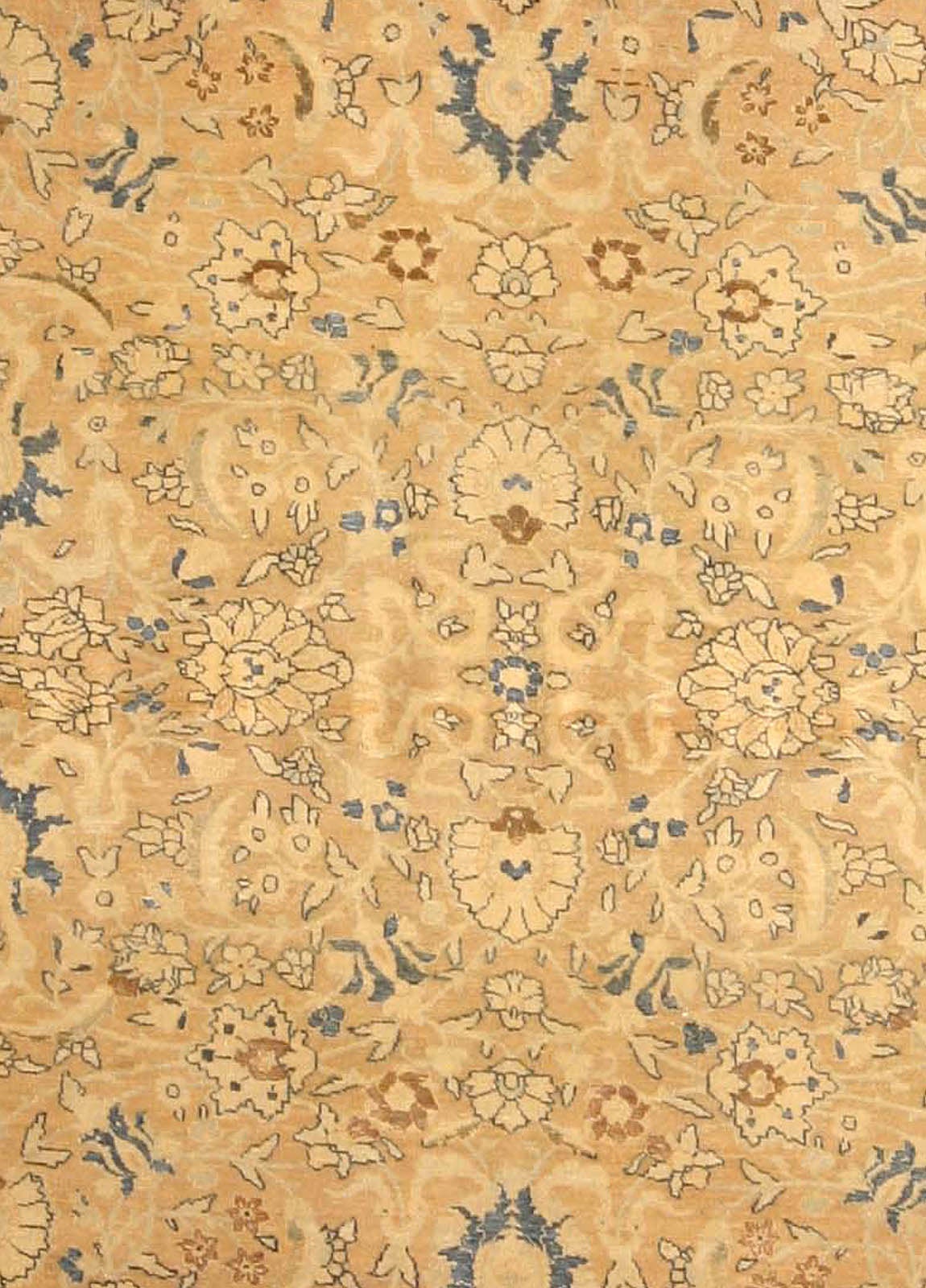 Authentic 19th Century Persian Tabriz Handmade Wool Rug
Size: 11'4