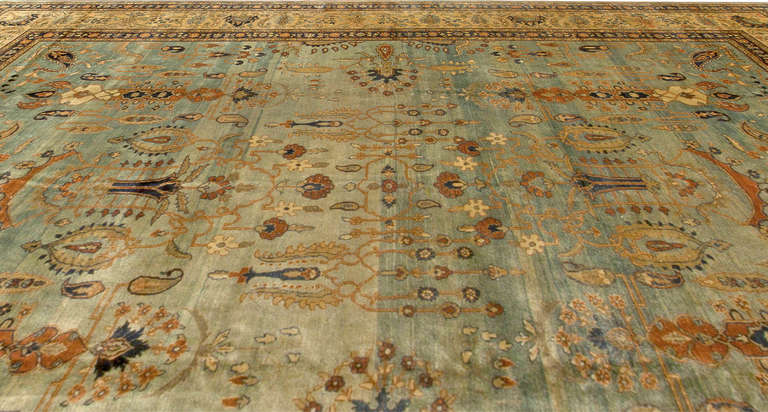 Wool Antique Persian Tabriz