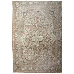 Antique Persian Tabriz Rug 12