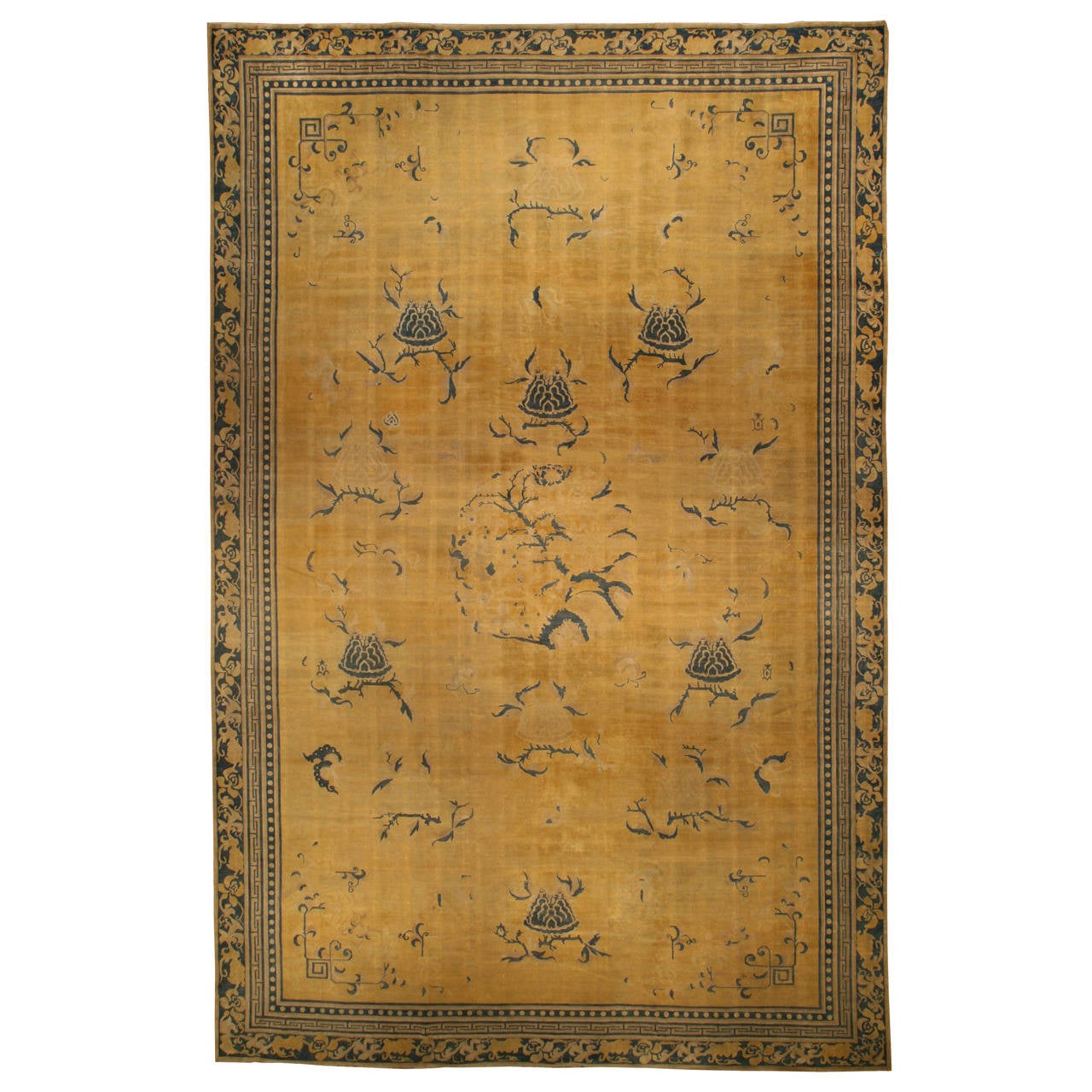Antique Chinese Rug For Sale at 1stdibs