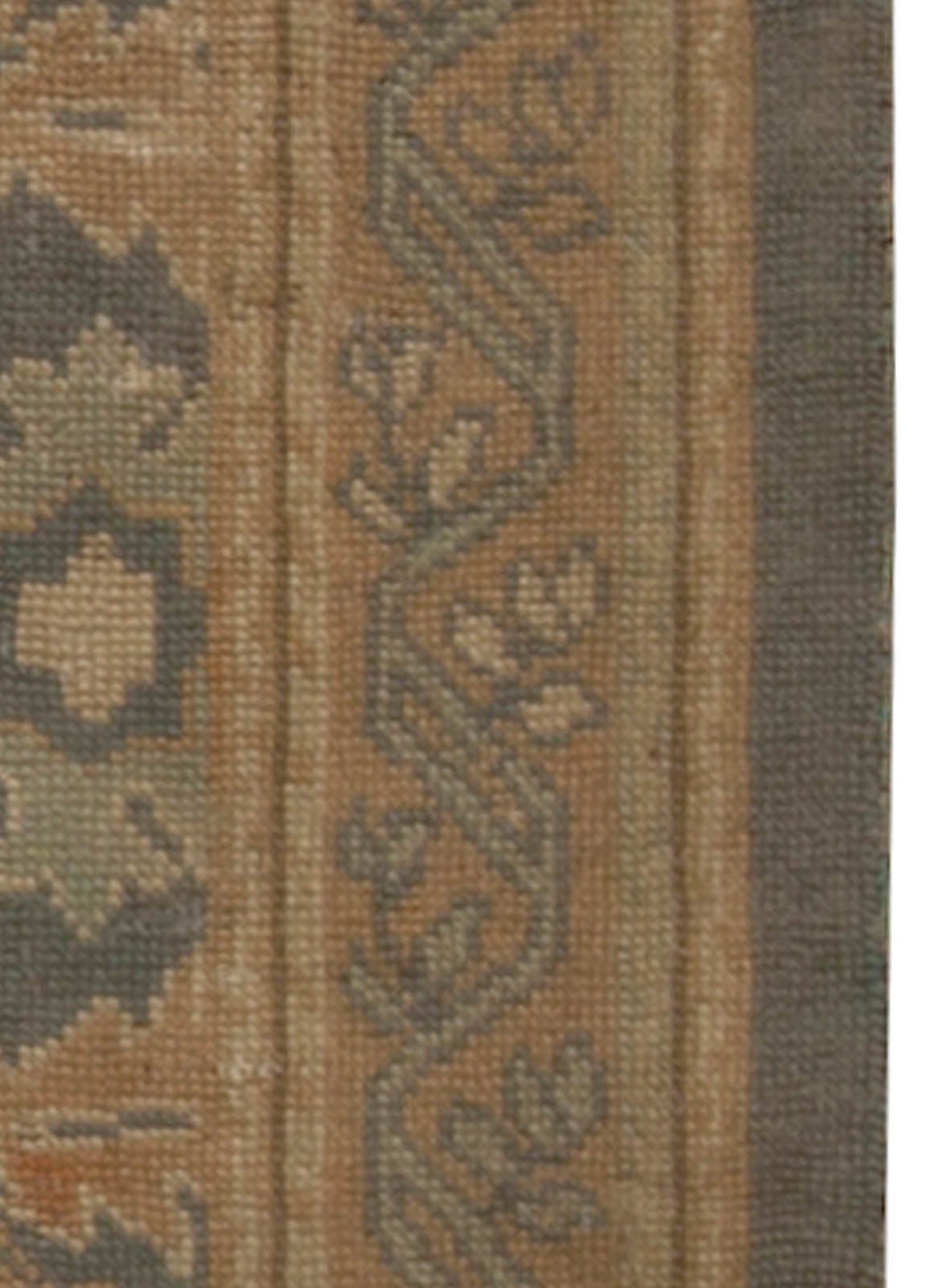 Antique Irish Donegal Runner Rug For Sale at 1stdibs