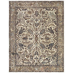 Antique Persian Meshad Rug 8